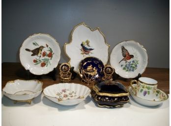 Lovely Lot Of Vintage LIMOGES Porcelain - 13 Pieces - Made In France