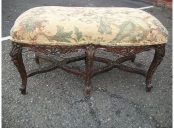 Fantastic Antique Carved French Bench - Early 1900's - Beautiful Piece