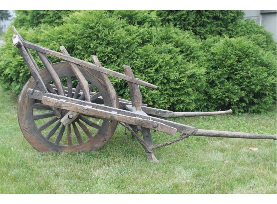 Antique Chinese Wheelbarrow