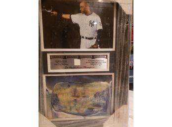 Authentic Game Used Second Base - Derek Jeter!