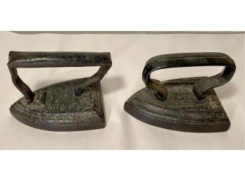 Pair Of Antique Sad Irons