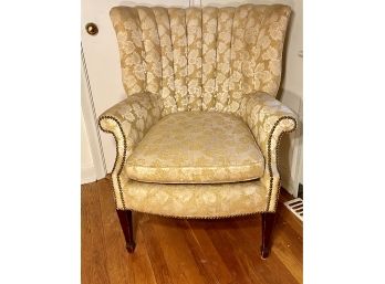 Button Back Club/Wing Chair
