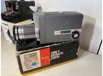 Vintage Kodak And Polaroid Camera Lot