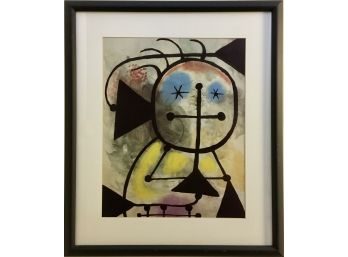 Joan Miro (1893 - 1983) - Hommage - Framed Art Print