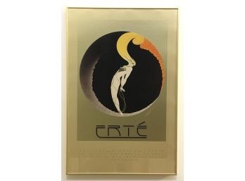 Erte (1892 - 1990) - L'Amour - Limited Edition Gold Foil Mirage Edition Print - 1979 - Framed