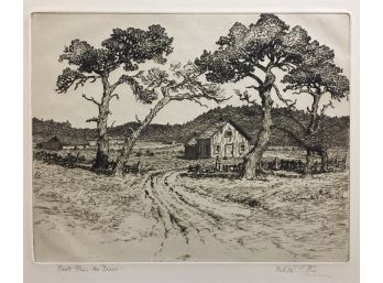 Melville Thomas Wire (1877 - 1966) - Back From The Beach - Signed Etching