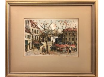 Charles Moudin - Montmartre  - Signed & Numbered Lithograph