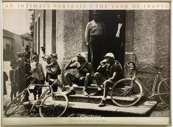 Cyclists Drinking Beer - Tour De France - Poster - Framed