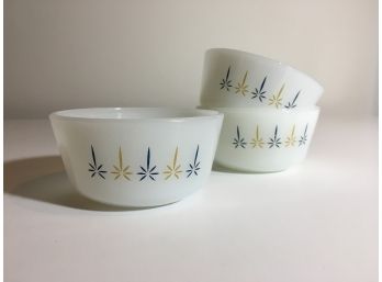 Fire King Bowls - Set Of Three