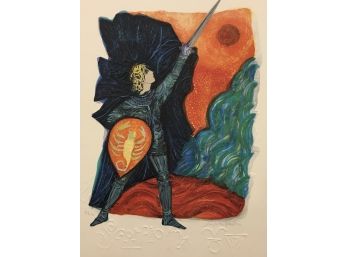 Judith Bledsoe (1938 - 2013) - Scorpio - Signed & Numbered Lithograph