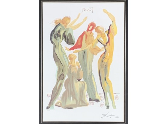 Dali, Salvador (1904-1989, Spain) , Lithograph, Titled 'The Dance'