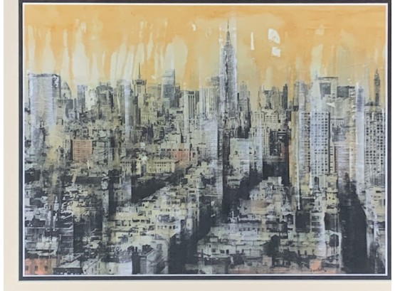 Moschetta, Dario Lithgraph Titled'NYC II'