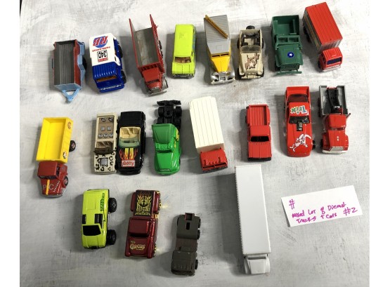 Vintage Lot Of Diecast Cars And Trucks #2