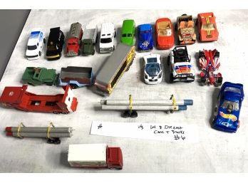 Vintage Lot Of 20 Diecast Cars And Trucks Hot Wheels, Matchbox And Other Makes #6