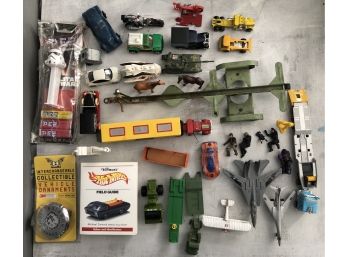 Vintage & New Lot Of Cars, Trucks And Toys