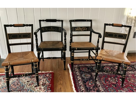 4 Hitchcock Style Chairs