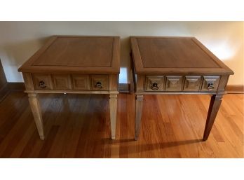 Pair Of Nicely Designed MCM End Tables