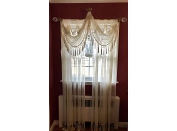 Full Window Treatment Set One Of 3 Listed