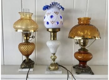 3 Gorgeous Vintage Lamps