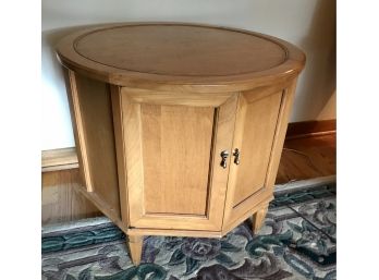 MCM Round Accent Table