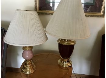 Pair Of Accent Lamps