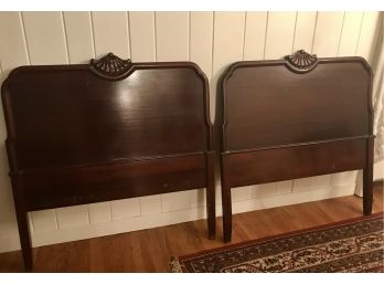 Pair Of Well Made Twin Size Headboards