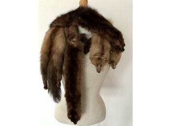 1920s-1930s Mink/muskrat Fur Collars