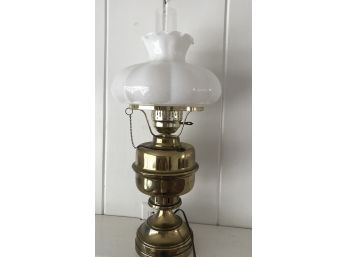 Well Made Vintage Brass Lamp