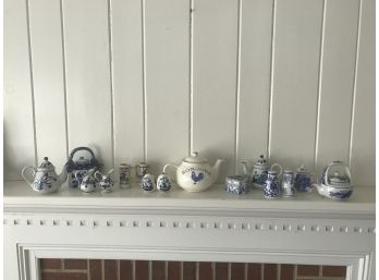 Collectible Blue And White Kitchenware