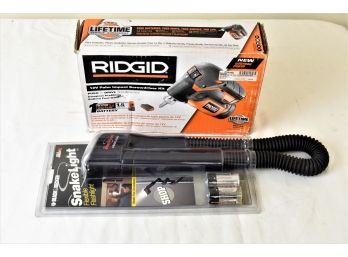 Rigid 12V Palm Impact ScrewDriver Kit And More