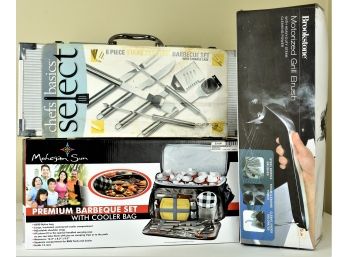 Outdoor Grill And BBQ Set Lot 2