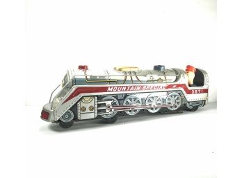 Vintage - Metal 'Mountain Special' Train *Battery Operated
