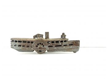 Antique - Cast Iron - Steam Paddle Wheel