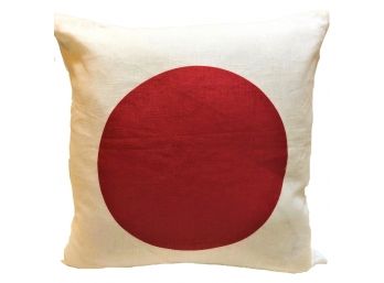 Red Dot Ox Bow Decor Pillow - Brand New (Retail $125)