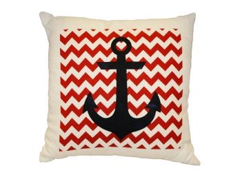 Anchor Ox Bow Decor Pillow - Brand New (Retail $125)