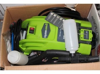 New GreenWorks 1500 PSI Electric Pressure Washer