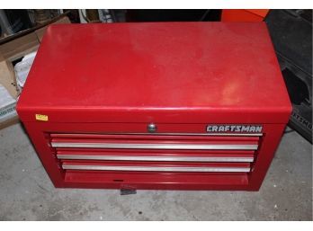 Small Craftsman Four Drawer Tool Chest W/Tools
