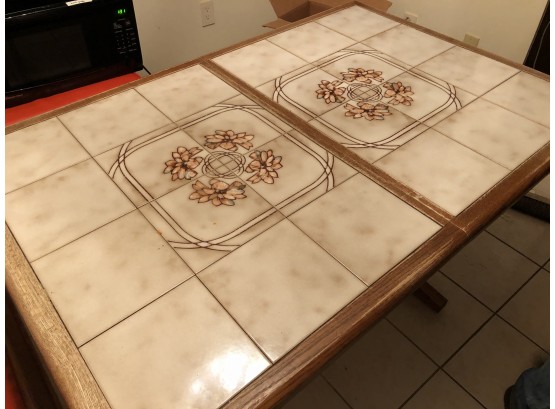 Kitchen Table With Tile Top