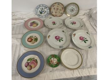 Decorative Plate Lot- Fondeville, Limo, Dresden & More