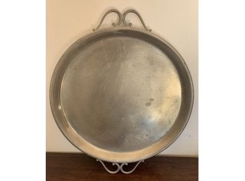 Pewter Tray Signed