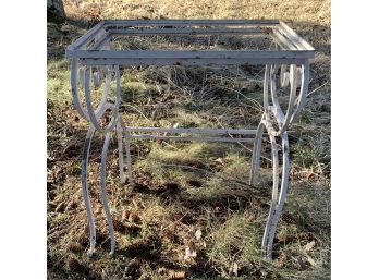 Two Metal Nesting Tables