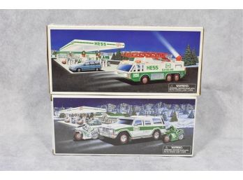 Pair Of Hess Collectible Trucks