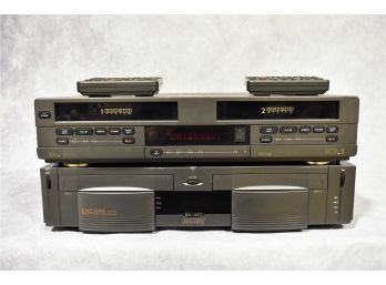 Go Video Dual Deck VHS Systems