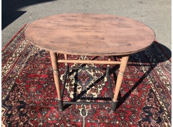 Beautiful Antique Style Country Oval Table - Fantastic Old Paint GREAT TABLE !