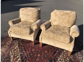 Pair Of FANTASTIC Chairs (Down Feather Filled) From LILLIAN AUGUST (for $1,695 EACH)