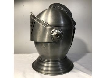 Fantastic Vintage 'Knights Helmet' Ice Bucket - GREAT PIECE ! - Great Man Cave Item !