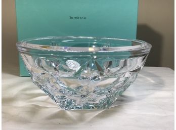 Lovely TIFFANY & Co Crystal 'STAR' Bowl - Perfect Condition !