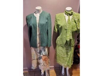 2 Green Suit Sets