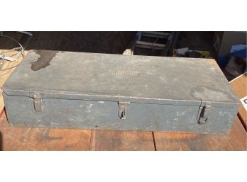 Vintage - Gosholt Metal Box With Misc Tool Contents