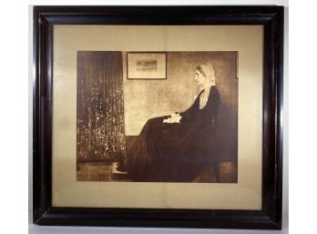 Antique - Apograph - 'Whistler's Mother' - Campbell Art Co.